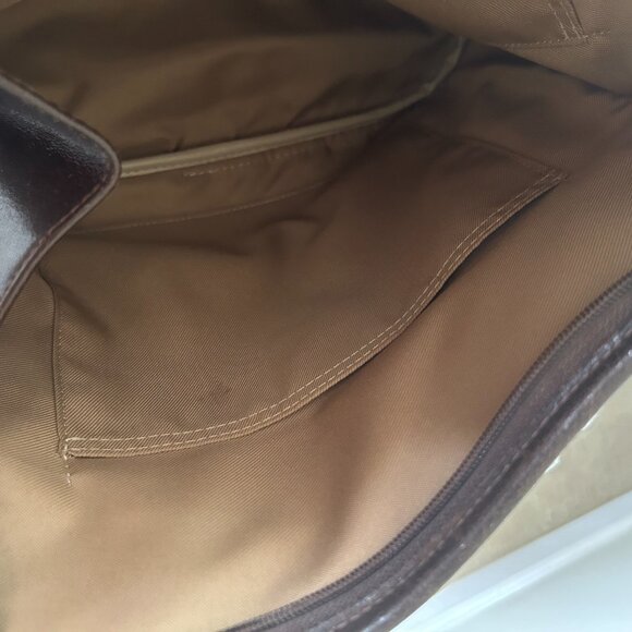 Vintage Longchamp Dark Brown Purse - Picture 11 of 14